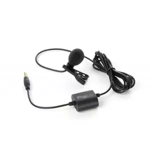 Klipsveida mikrofons ik multimedia iRig Mic Lav — vads, 3,5 mm, 30–16000 Hz, 1,5 m kabelis, melns