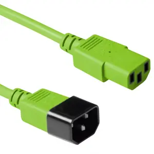 ACT strāvas padeves kabelis C13 uz C14 zaļš 1.2 m 230 V pagarinātājs
