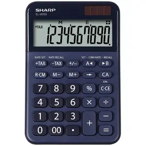 Pamata Kalkulators Sharp EL-M335 Galda 10 Cipari Zils