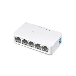 Unmanaged Desktop Switch MERCUSYS MS105 — 5× Fast Ethernet (10/100) ports, White