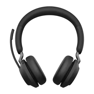 Jabra Evolve2 65 USB-A MS Stereo Austiņas Bezvadu Bluetooth Melnas Mikrofons Birojs Zvanu Centrs