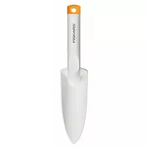 Hand transplanter Fiskars 1027033 — narrow blade, white handle