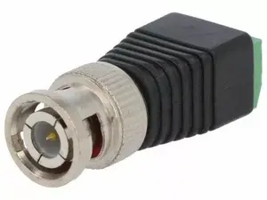 BNC male adapter terminal block BNC-M-TB — BNC male to screw terminal adapter