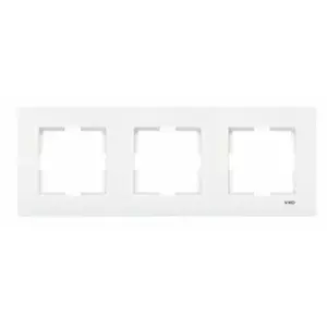 3-vietu horizontāla/vertikāla rāmja Viko by Panasonic 9096 0262 — montāžas rāmītis 3 moduļiem