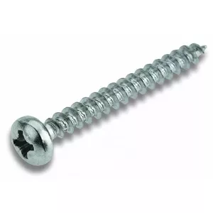 Skrūve cimco 190089 — cinkots metāls priekš šķiedrplāksnes, garums 20 mm, vītnes diametrs 3,5 mm, 1 gab.