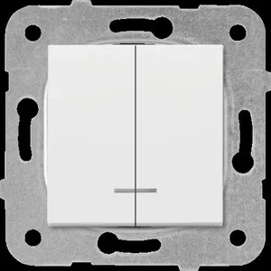 2-polju slēdzis viko by panasonic Meridian Karre 9096 3650 ar indikatoru