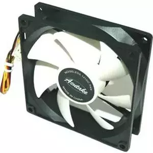 Dzesēšanas ventilators acutake ACU-FAN92 92 mm White Wing De Luxe, 92 mm, 3‑pin