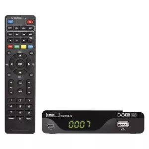 Satelīta uztvērējs Emos EM190-S Full HD Black
