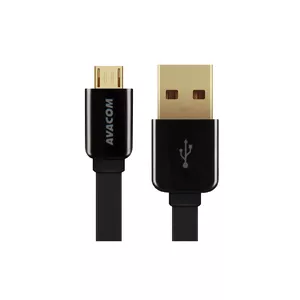 Kabelis AVACOM MIC-120K Micro USB 120 cm melns — datu un uzlādes kabelis