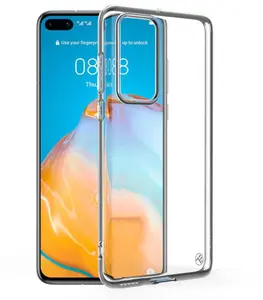 Protective Silicone Cover Tellur for Huawei P40, Transparent