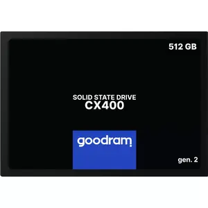2.5" SATA III SSD GOODRAM SSDPR-CX400-512-G2 — 512 GB, 550/500 MB/s, 3D TLC