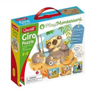 PUZZLE QUERCETTI Maggio 3 CET-00611 — tēma Dzīvnieki, bērniem 3–5 gadu