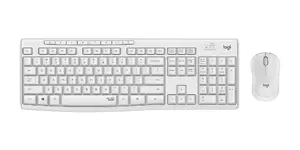 Logitech MK295 klusa bezvadu kombinētā tastatūra QWERTY US International baltā krāsā