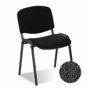 Ofisa krēsls nowy styl ISO BLACK C-38 — pelēks sēdeklis, modelis 350-00051