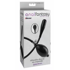 Piepūšamais anālais aizbāznis analfantasy Inflatable Ass Expander AFC, regulējams, kopējais garums 52 cm, ievietošanas garums 7,6 cm, platums 1,9 cm