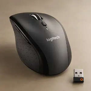 Pele Logitech Marathon M705 Bezvadu USB Melna
