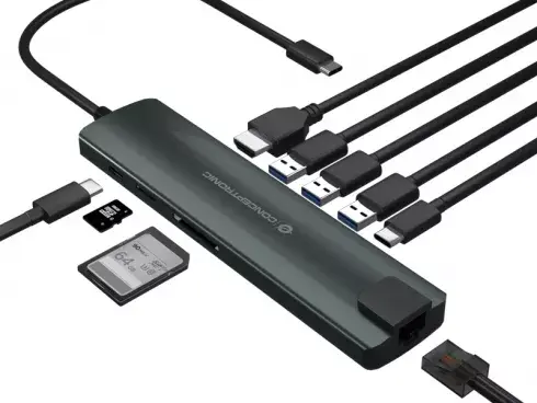 USB хаб адаптер DONN 9-в-1 Photo 2