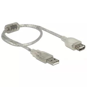 USB кабель DeLOCK 82244 USB 2.0 0.3 м Прозрачный