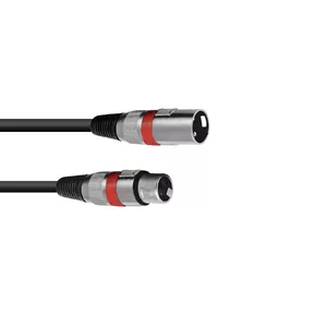 Audio Cable Omnitronic 30220406 1m XLR 3-pin Black