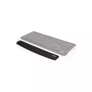 Wrist rest Port Designs 900718 — gel/silicone/rubber/polyester, 400×60×20 mm, black