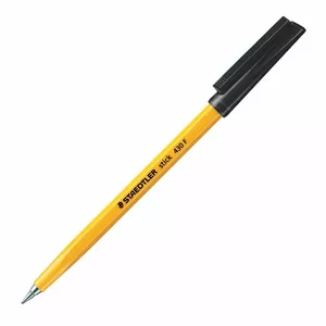 Bumbieru pildspalva Staedtler STICK 430F 0,7 mm, melns tinti