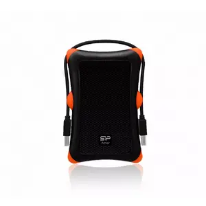 Ārējais HDD Silicon Power Armor A30 1 TB USB 3.2 Gen 1 2.5" melns, triecienizturīgs, AES-256