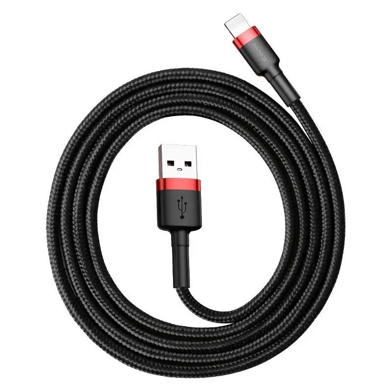 Baseus Cafule USB-A uz Lightning kabelis 1 m, 2.4A Photo 1