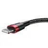 Baseus Cafule USB-A uz Lightning kabelis 1 m, 2.4A Photo 5
