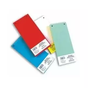 Cardboard Divider SMLT SK-D-SP/R 11×23.5 cm, red, pack of 50