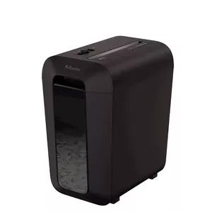 Paper shredder Fellowes LX65 Cross Shredding P-4, 10-sheet capacity, 4×40 mm cuts, 22 L bin, black