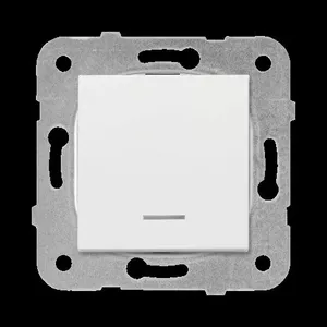 Vienpolu elektriskais slēdzis viko by panasonic Meridian Karre 9096 3619 ar indikatoru