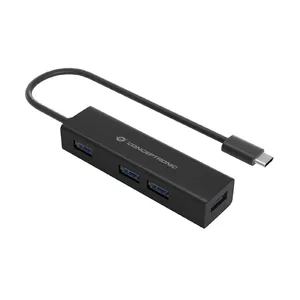 USB-C Хаб Conceptronic HUBBIES USB 3.0 4-Портовый