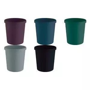 Waste bin Helit Helit Papierkorb 18 L, round blue with grip edge