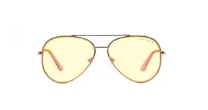 Datora brilles GUNNAR Maverick — unisex ovāla ietvara, lēcas platums 5,7 cm, tiltiņš 1,4 cm, kājiņa 13,5 cm