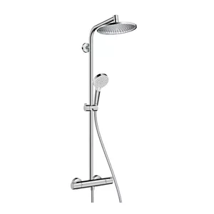 Duša sistēma Hansgrohe Crometta S 2 galvas sienas hroms