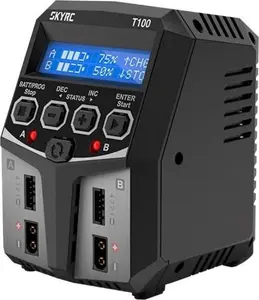 SkyRC T100 akumulatora lādētājs AC, 5A uzlādes strāva