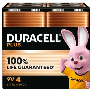 Duracell 142268 Щелочная одноразовая батарейка 6LR61 9В 2 шт.