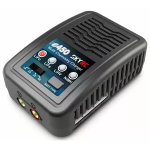 Lādētājs SKYRC e450 priekš 2–4S un 6–8S LiPo/LiFe/LiHV un NiMH akumulatoriem