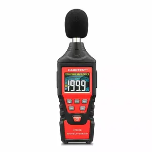 Digitālais decibelu mērītājs Habotest HT622B — skaņas līmeņa mērītājs ar A/C svēršanu un USB