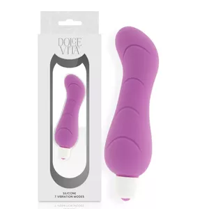 Dolce Vita G-punkta vibrators, violets silikons