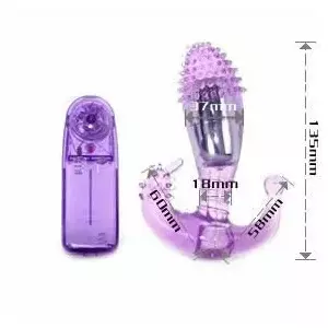 Anālais vibrators BAILE silikona lilac