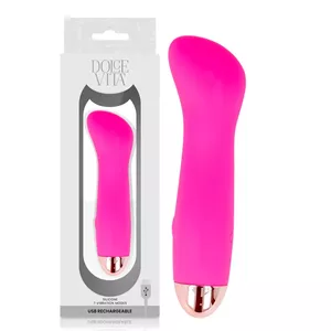 Dolce Vita One uzlādējams vibrators, 7 ātrumi, rozā