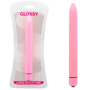 Vibrator GLOSSY silicone pink