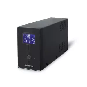 Uninterruptible Power Supply ENERGENIE EG-UPS-031, 0.65 kVA (390 W), 3x C13 outlets, AVR, LCD, 12 V VRLA battery