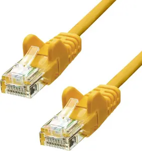 Tīkla kabelis ProXtend CAT5e U/UTP CCA PVC Dzeltenais 0.2m