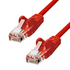 Tīkla kabelis ProXtend CAT5e U/UTP CCA PVC Red 3M RJ-45 Male/Male