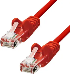 Tīkla kabelis ProXtend CAT5e U/UTP CCA PVC Sarkans 0.25m