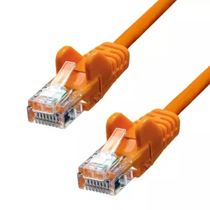 Tīkla kabelis ProXtend CAT5e U/UTP CCA PVC Orange 3M RJ-45 Male/Male