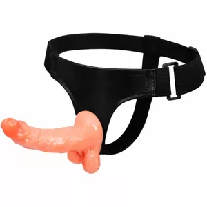 Strap-on BAILE Reālistisks dzimumloceklis 15,5 cm ar regulējamām biksītēm