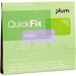 Adhesive Bandages Plum QuickFix 7.5 x 2.5 cm, 45 pcs, Rectangular